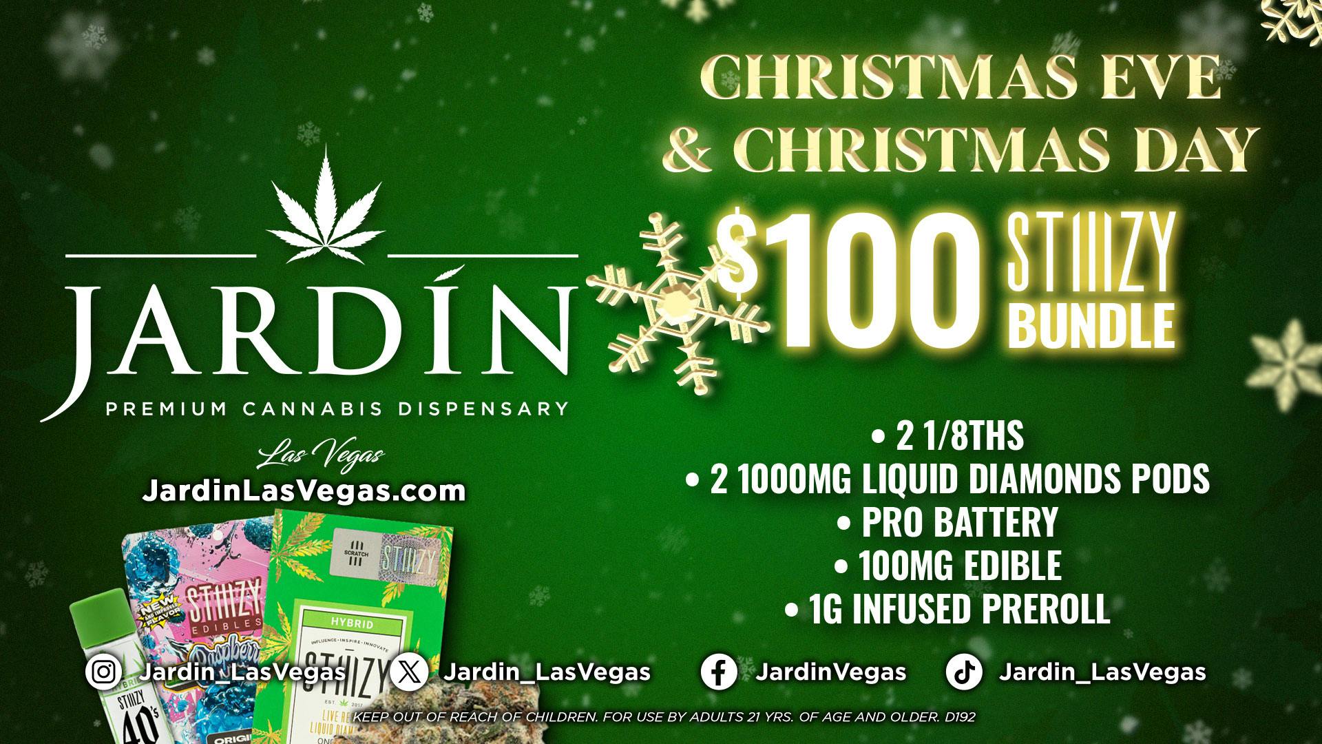 Jardín Premium Cannabis Dispensary $100 Stiiizy Bundle