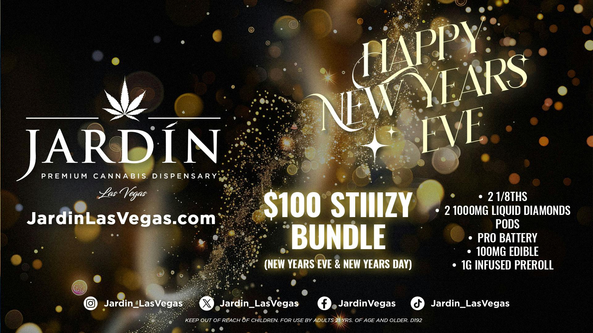 Jardín Premium Cannabis Dispensary $100 STIIIZY BUNDLE