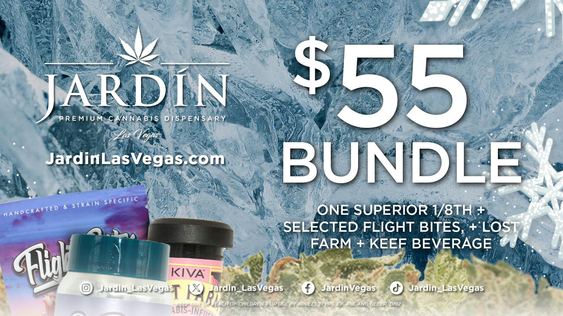 Jardín Premium Cannabis Dispensary $55 Flower & Edible Bundle
