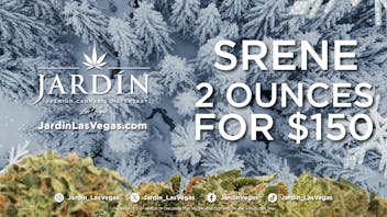 Jardín Premium Cannabis Dispensary 2OZ for $150 SRENE - DELIVERY ONLY