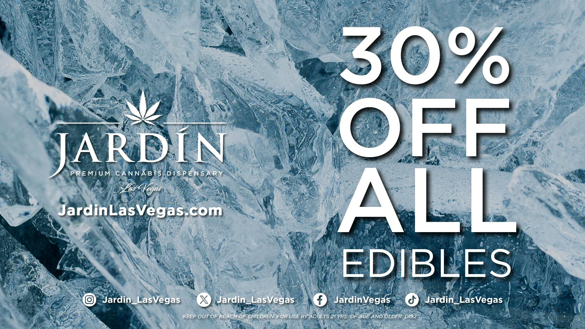 Jardín Premium Cannabis Delivery (No Delivery to Hotels & Casinos) - East LV 30% OFF ALL EDIBLES