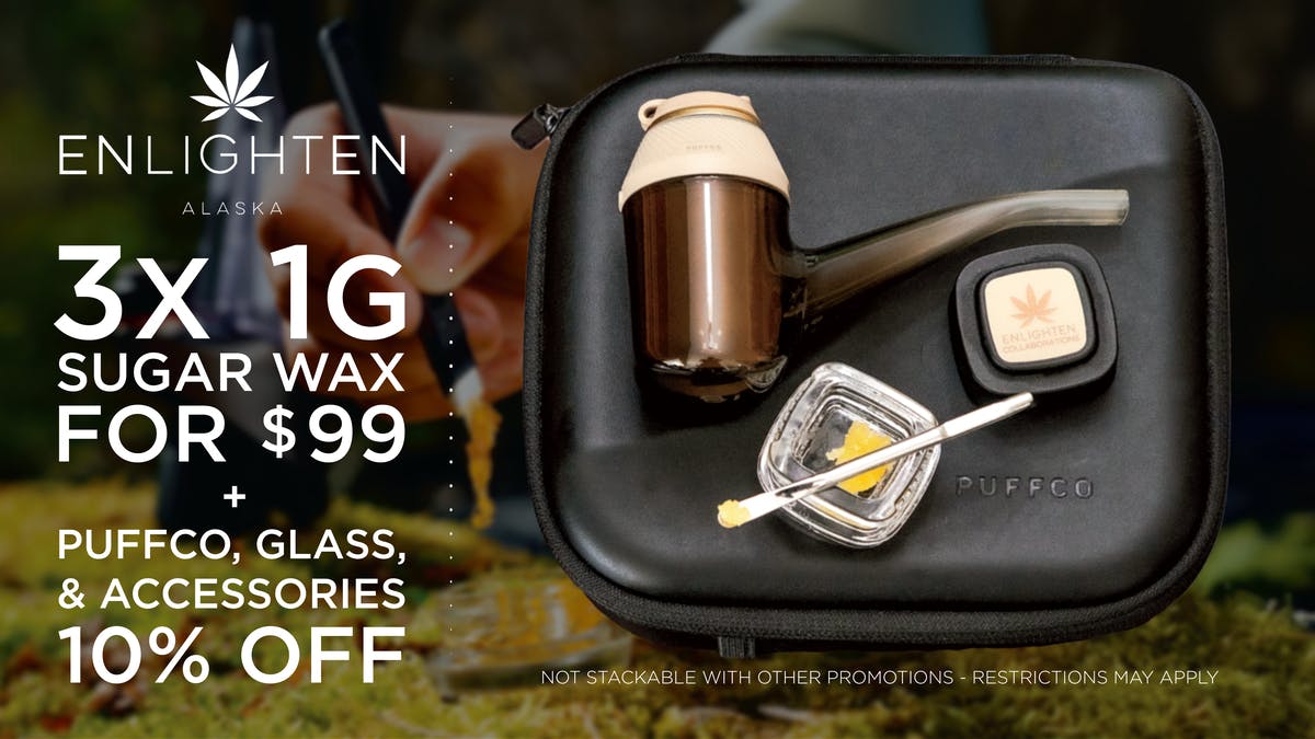 Enlighten - Spenard 3x 1g Dabs for $99