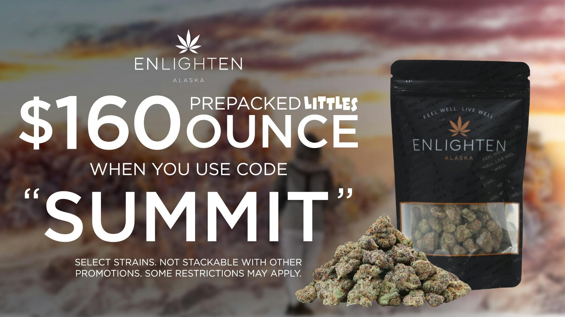 Enlighten - Spenard $160 Prepacked Littles Ounce