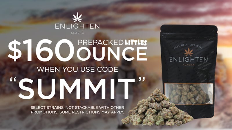 Enlighten - Spenard $160 Prepacked Littles Ounce