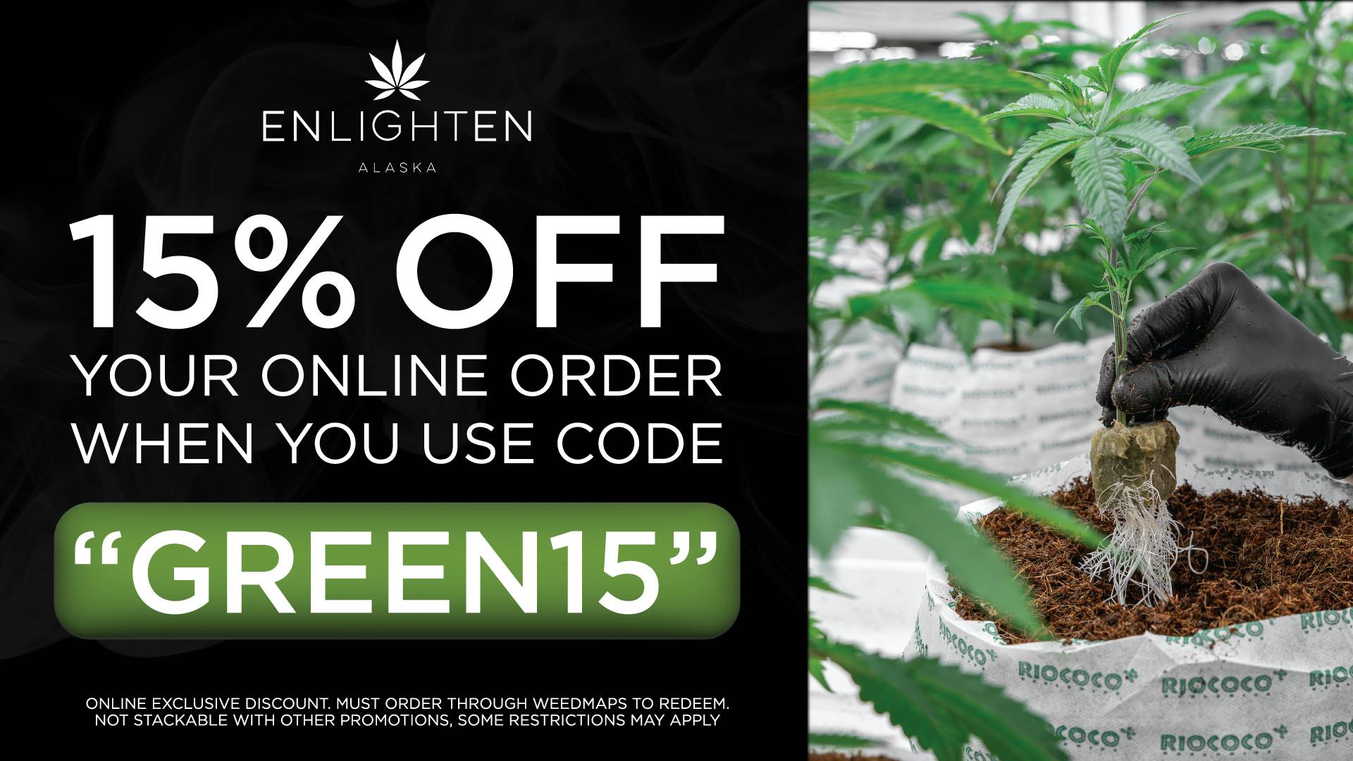 Enlighten - Spenard Get 15% your online order!