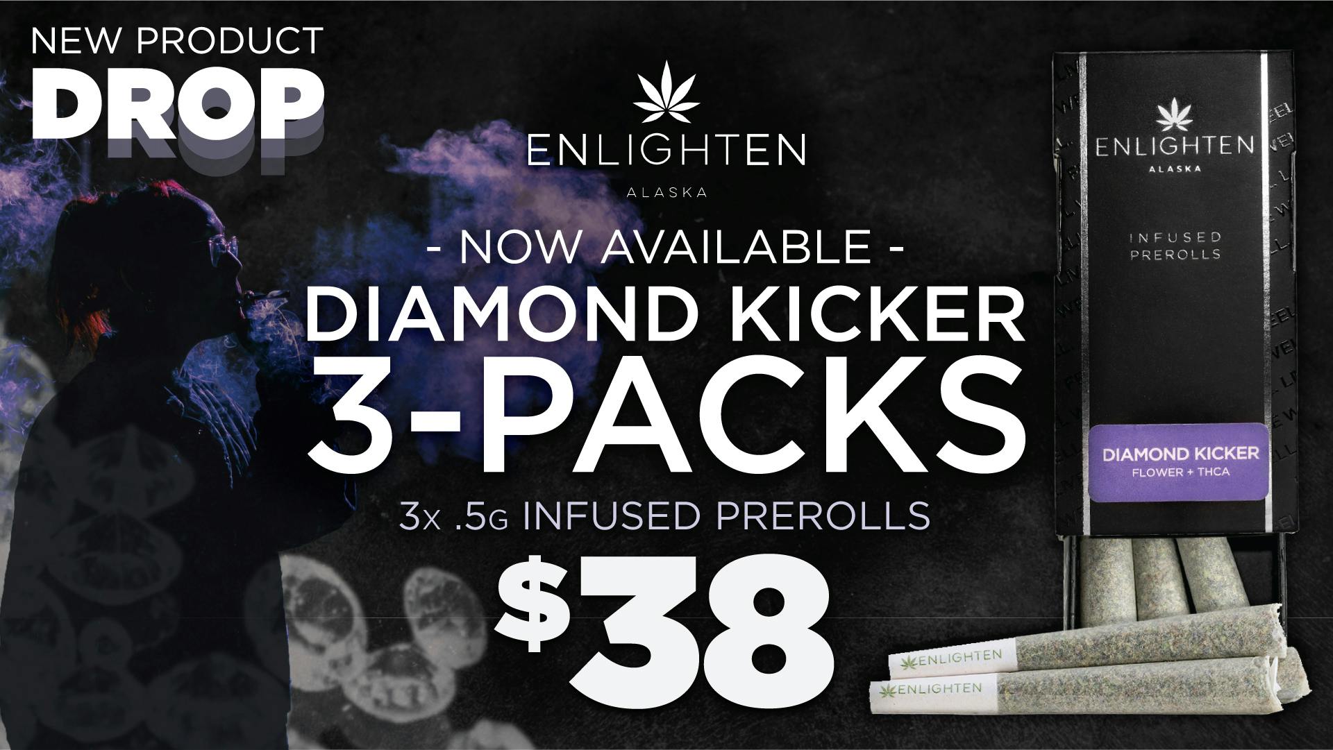 Enlighten - Spenard NEW: Diamond Kicker 3-Packs