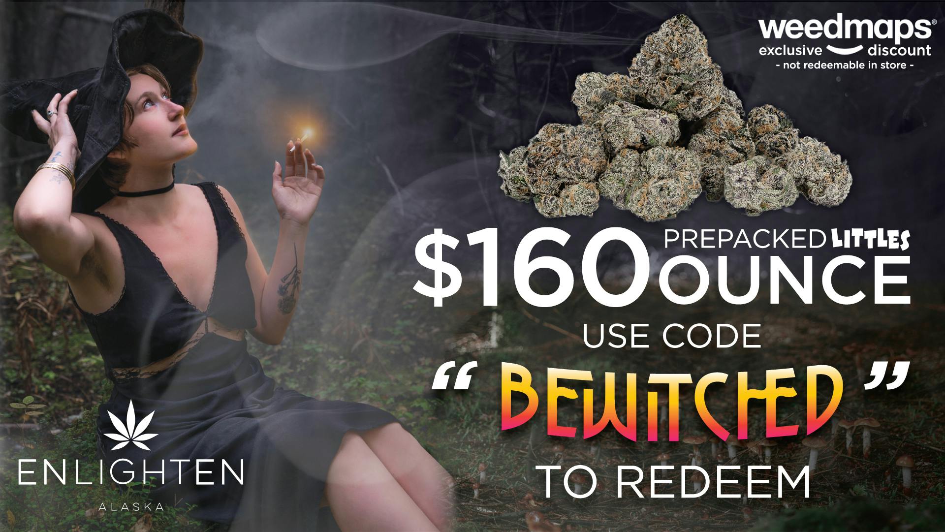 Enlighten - Spenard $160 Prepackaged Littles Ounce