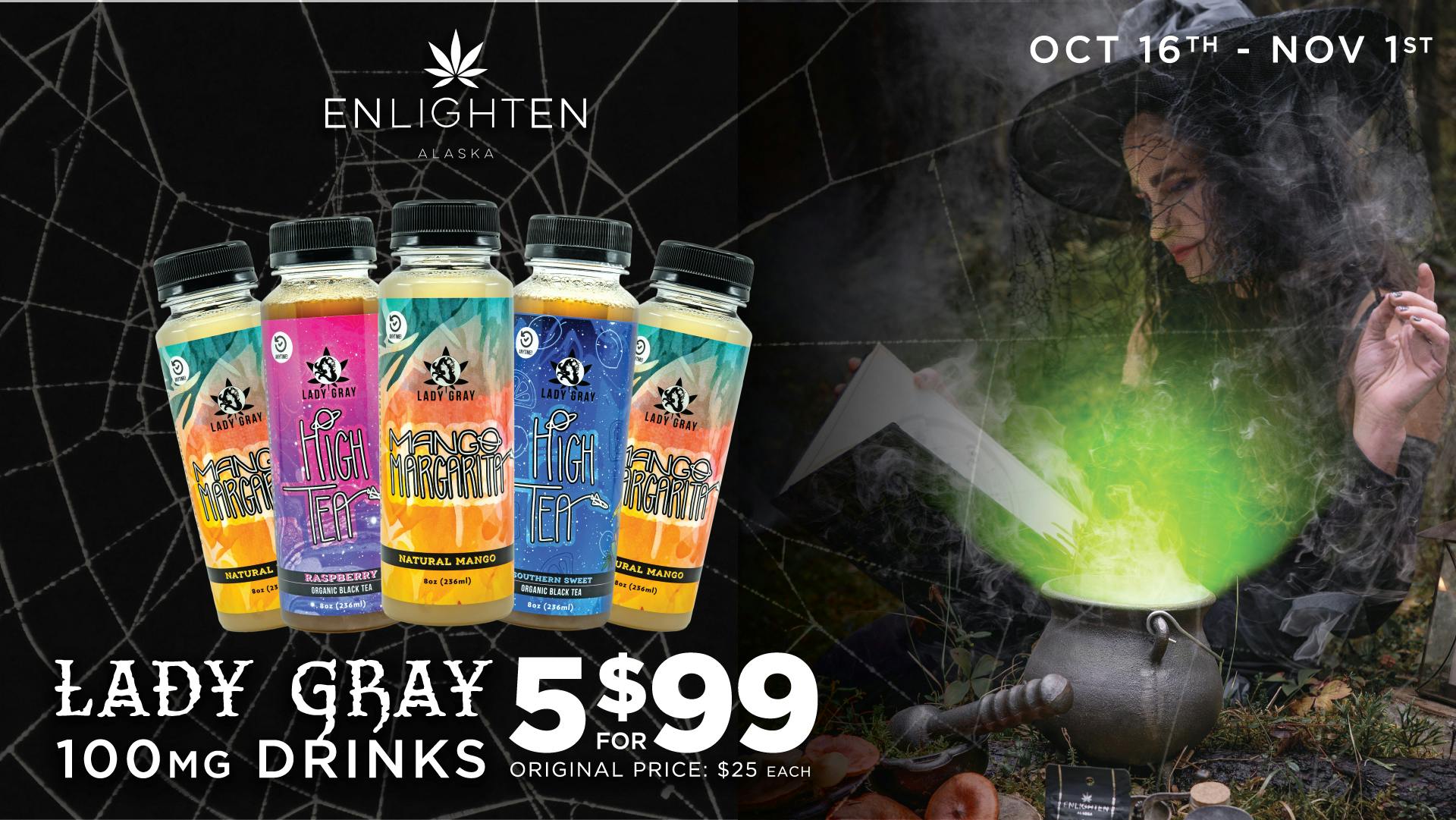Enlighten - Old Seward Stock up & Save: Lady Gray Drinks