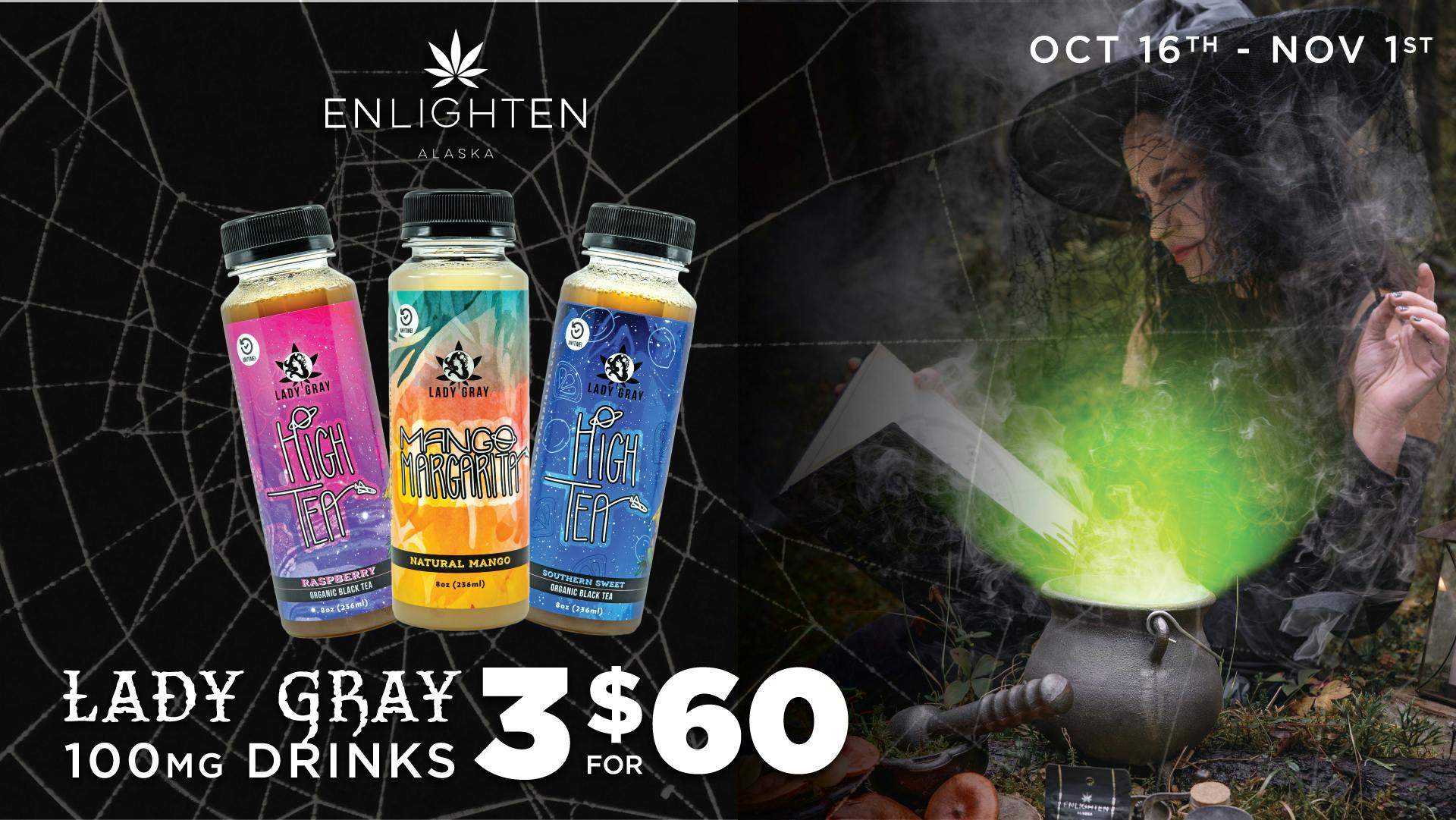 Enlighten - Old Seward Stock up & Save: Lady Gray Drinks