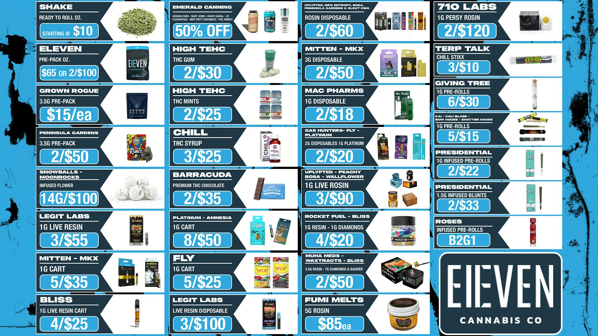 Eleven Cannabis Co BERKLEY'S BEST DEALS! 🔥