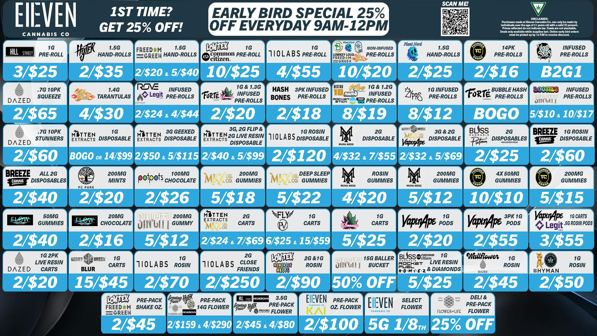 Eleven Cannabis Co BEST DEALS IN MICHIGAN ARE AT ELEVEN! 🕺🎉