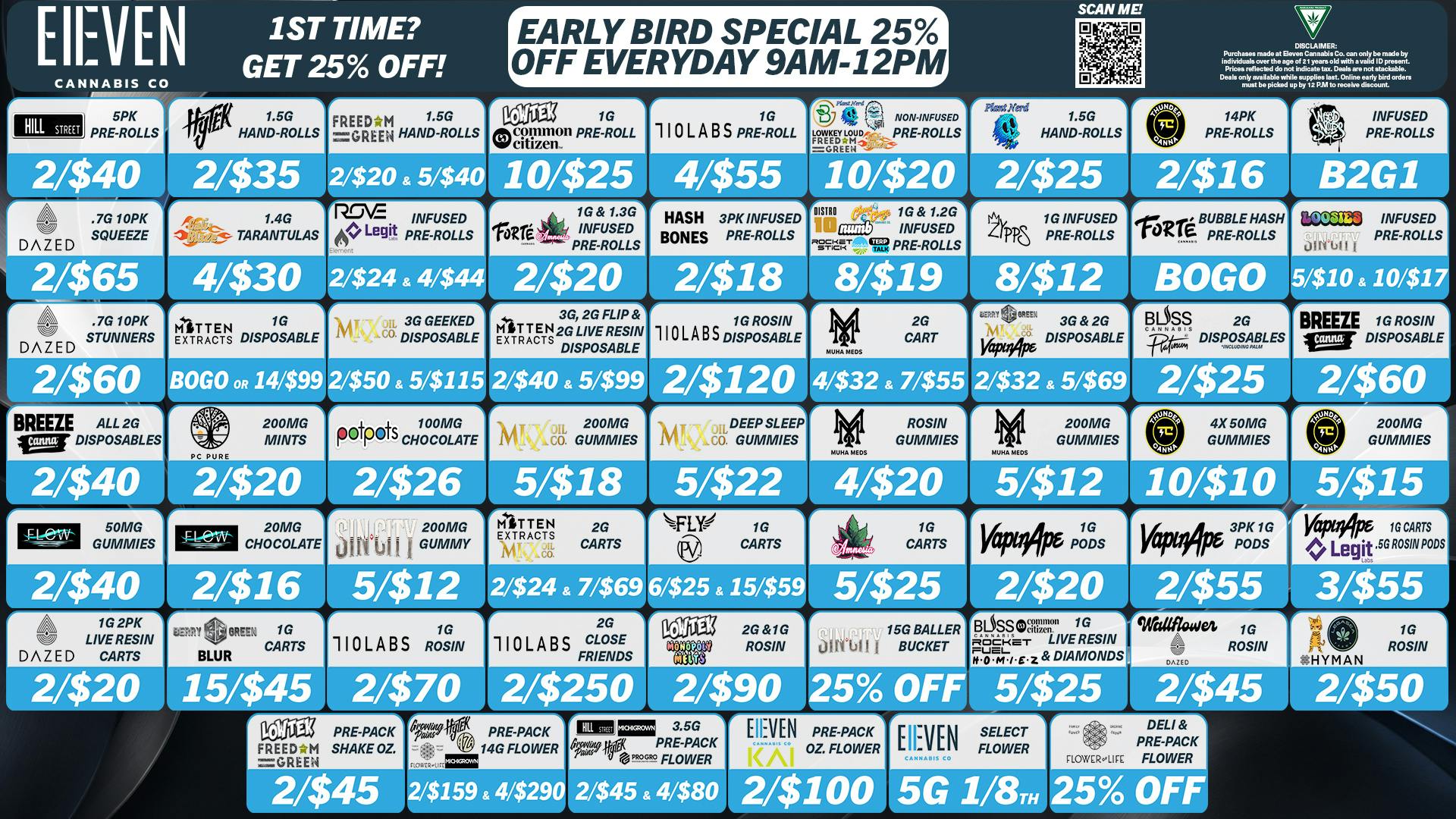 Eleven Cannabis Co BEST DEALS IN MICHIGAN ARE AT ELEVEN! 🕺🎉