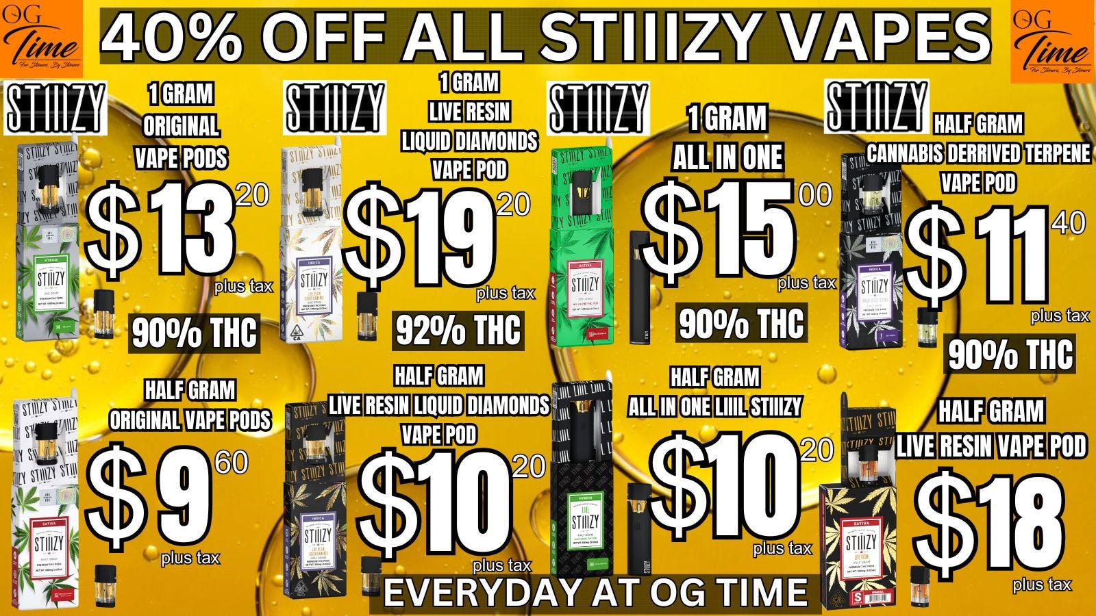 The Clinik ⚡40% OFF ALL STIIIZY VAPES⚡