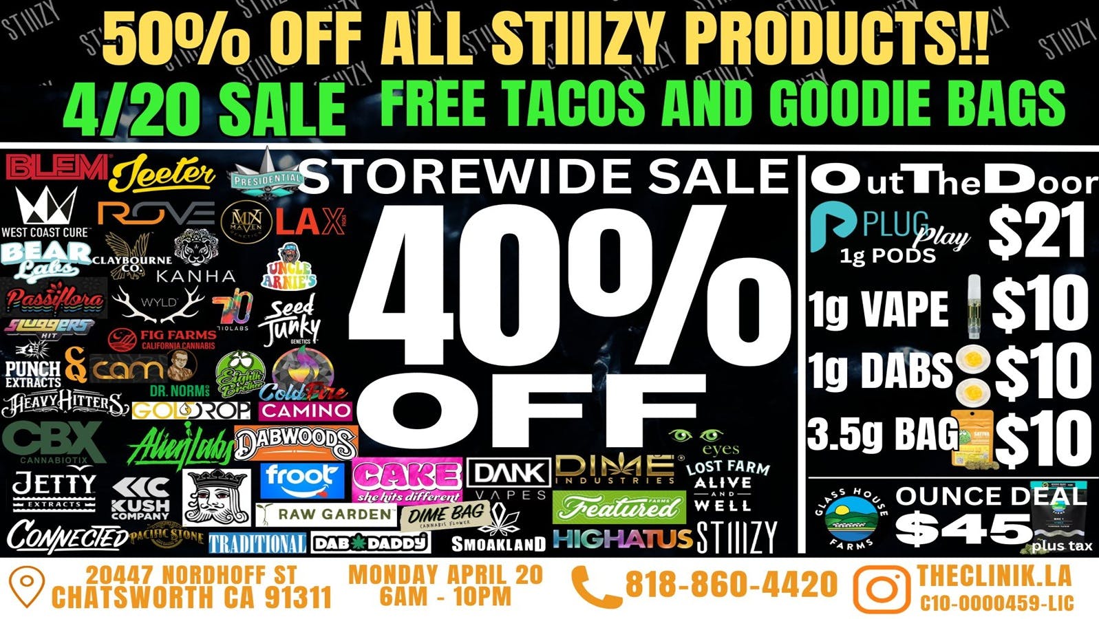 The Clinik 40% Off Storewide, Goodie Bags to 1st 60 Customers