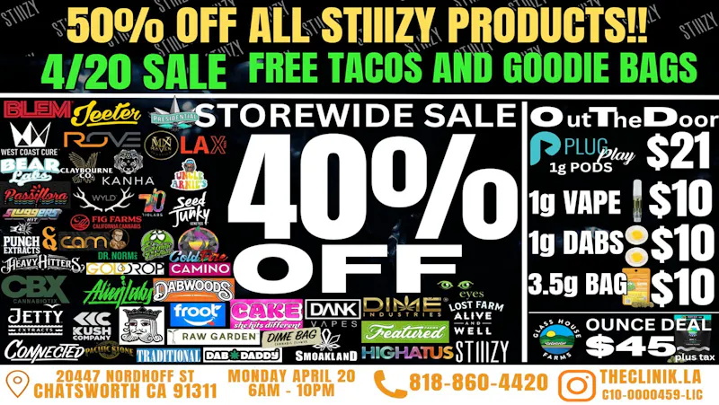 The Clinik 40% Off Storewide, Goodie Bags to 1st 60 Customers