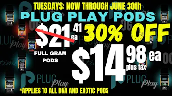 The Clinik 30% OFF Plug Play Full Gram Pods- $14.98 Ea