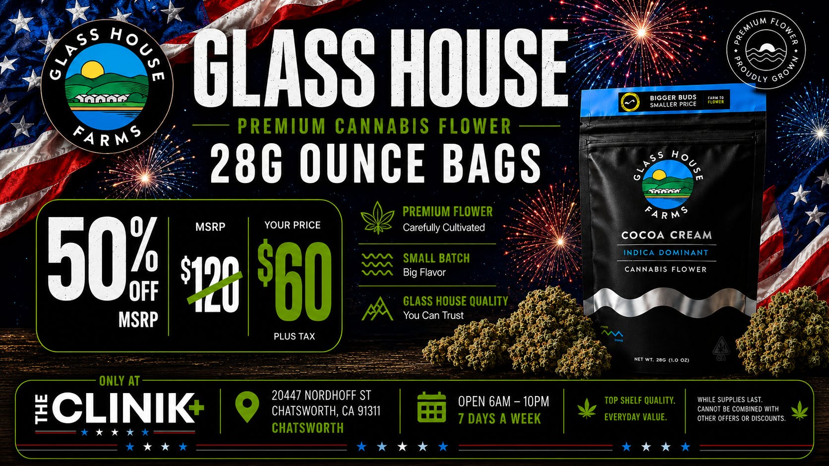 The Clinik $60 GLASS HOUSE OUNCES🔥