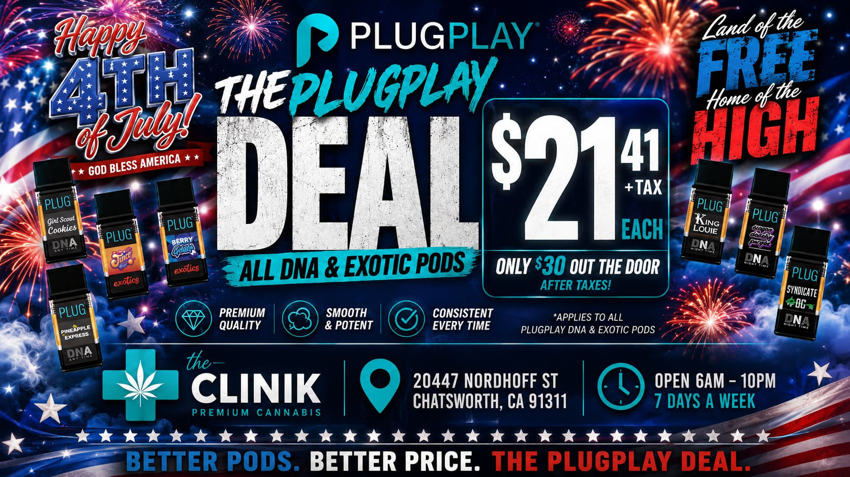 The Clinik 35% OFF PlugPlay Pods - $21ea🔥