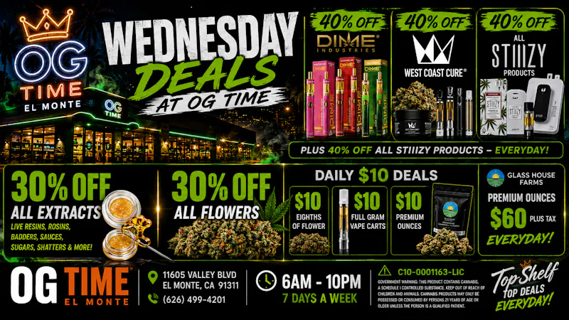 OG Time 30-40% OFF SALE🔥WEDNESDAYS