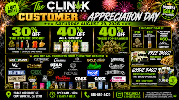 The Clinik 40-30% Off Storewide, Goodie Bags, FREE TACOS!!