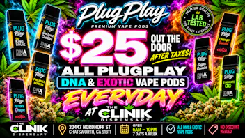 The Clinik $25 OTD Plug Play Pods Everyday!
