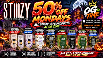 OG Time 50% Off All Stiiizy Vapes Pods and AIO's Mondays🔥