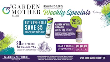 Garden Mother - Missoula 🍵 Chill Out & Warm Up with $9 Canna Tea Packs