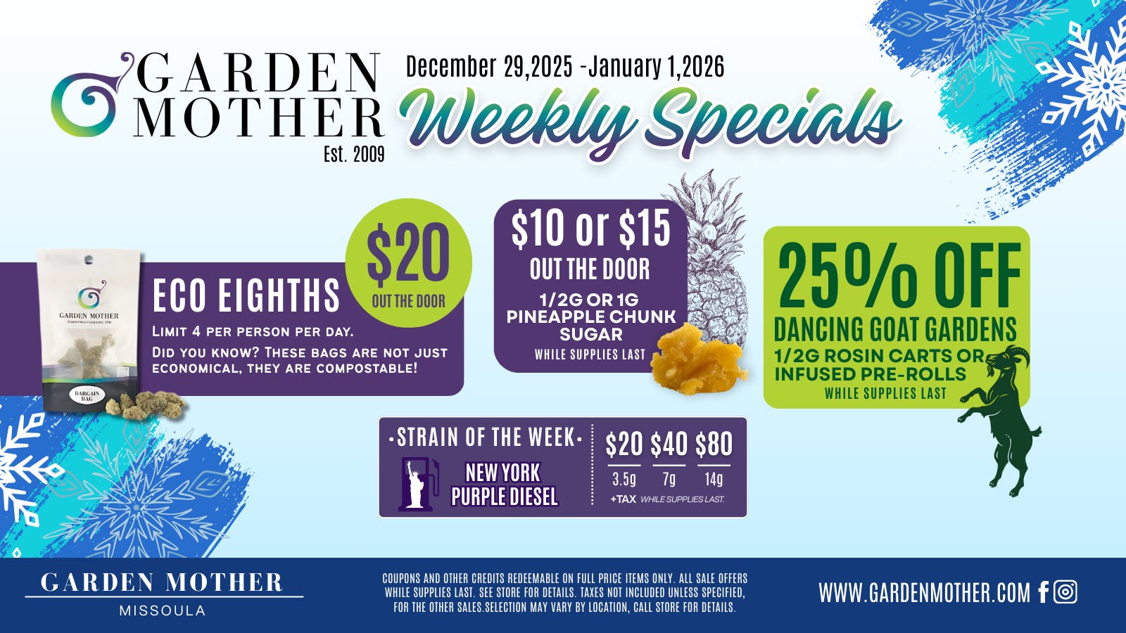 Garden Mother - Missoula New Year, Fresh Finds 🌿 Weekly Specials Inside