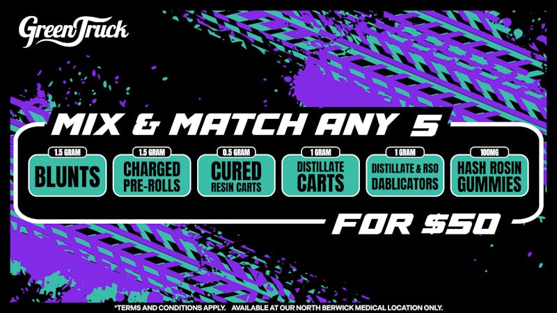 Green Truck Medical Pick 5 for ONLY $50!