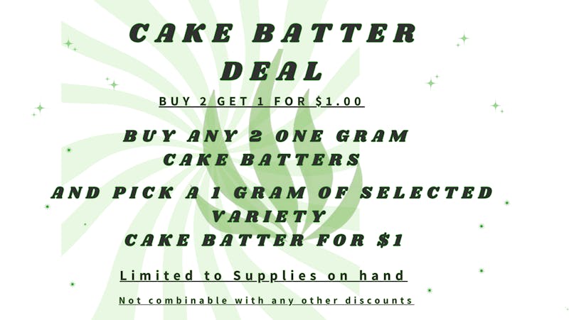 Northern Lights Indoor Gardens Cake Batter Deal
