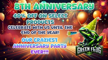 Green Frog Delivery (Tax Included) Up to 40% OFF on Select Items