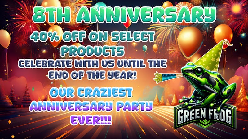 Green Frog Delivery (Tax Included) Up to 40% OFF on Select Items