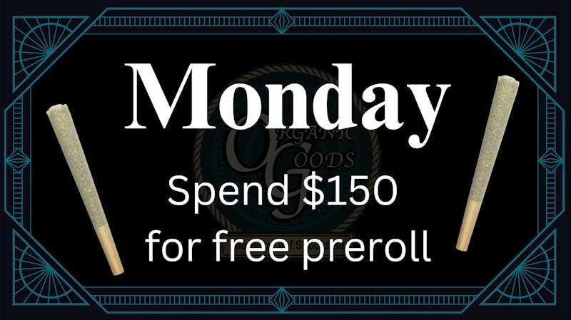 Organic Goods Dispensary Monday's Daily Deal