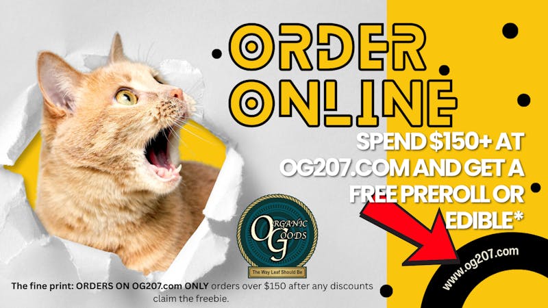 Organic Goods Dispensary Online Order Freebie