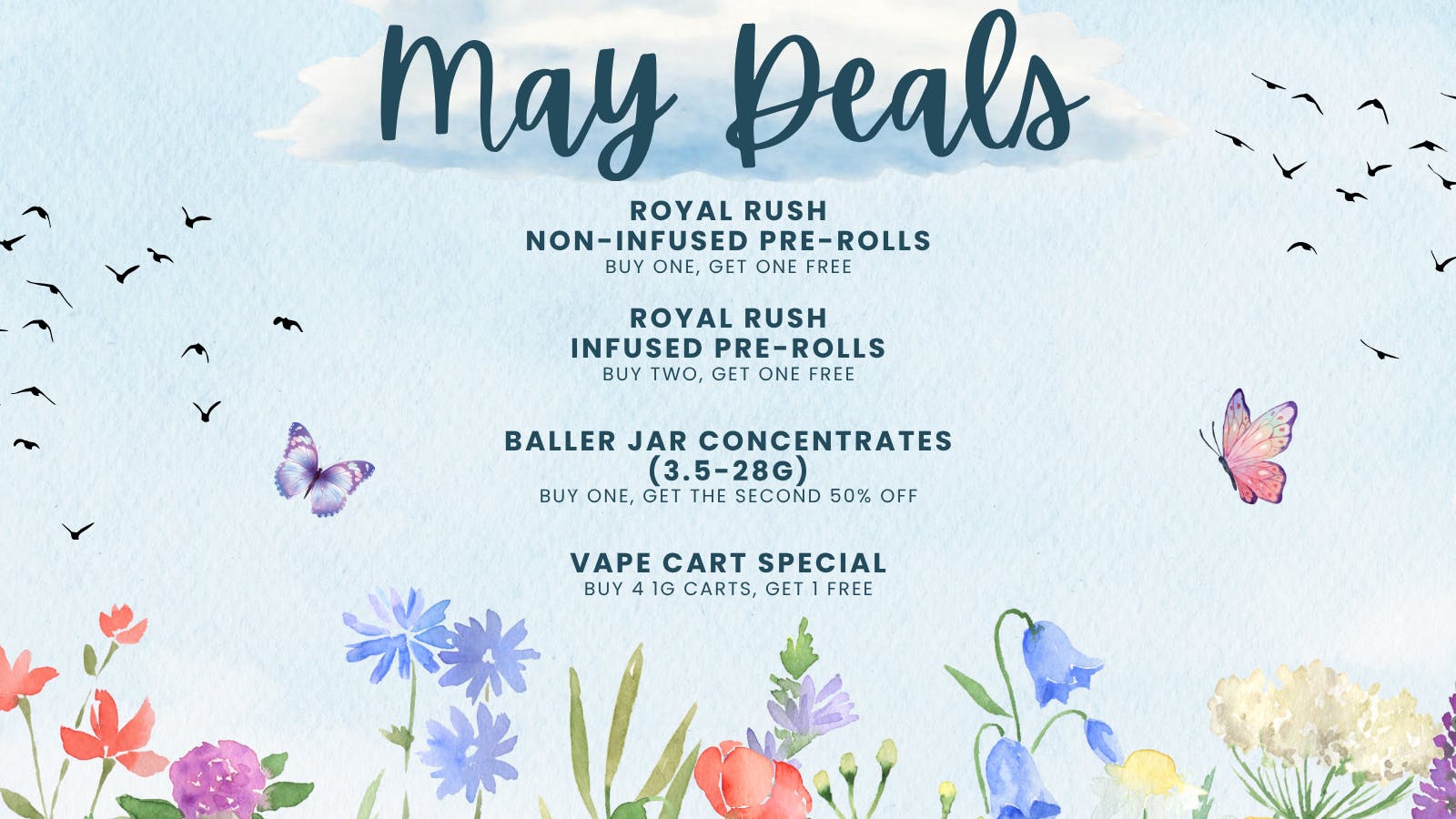 Organic Goods Dispensary May Deals!!!!!!