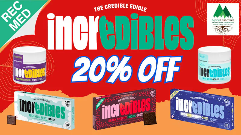 Alpine Essentials 20% Off Incredibles 🤩