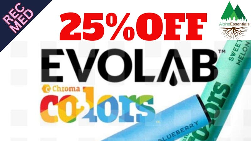 Alpine Essentials 25% Off EvoLab & Co2lors! 🌈