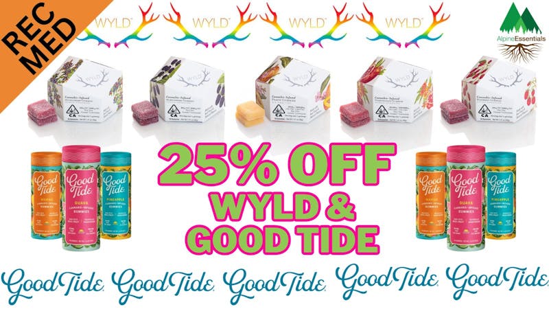 Alpine Essentials 25% Off Wyld & GoodTide! 🌈