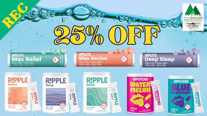 Alpine Essentials 25% Off Ripple, Riplets, and Ripsticks