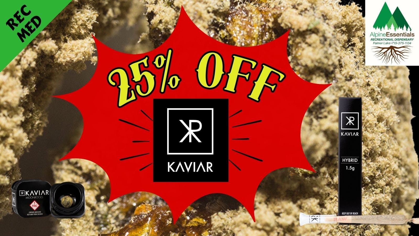 Alpine Essentials 25% Off Kaviar 🎄✨🎅🏼