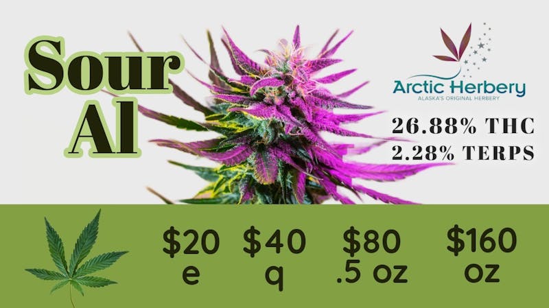 Arctic Herbery $20e-$160oz 21%-26% THC, 15% off vapes & more