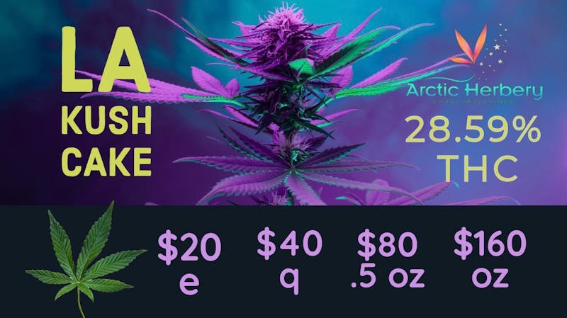 Arctic Herbery $20e-$160oz Multiple Strains 22%-28%