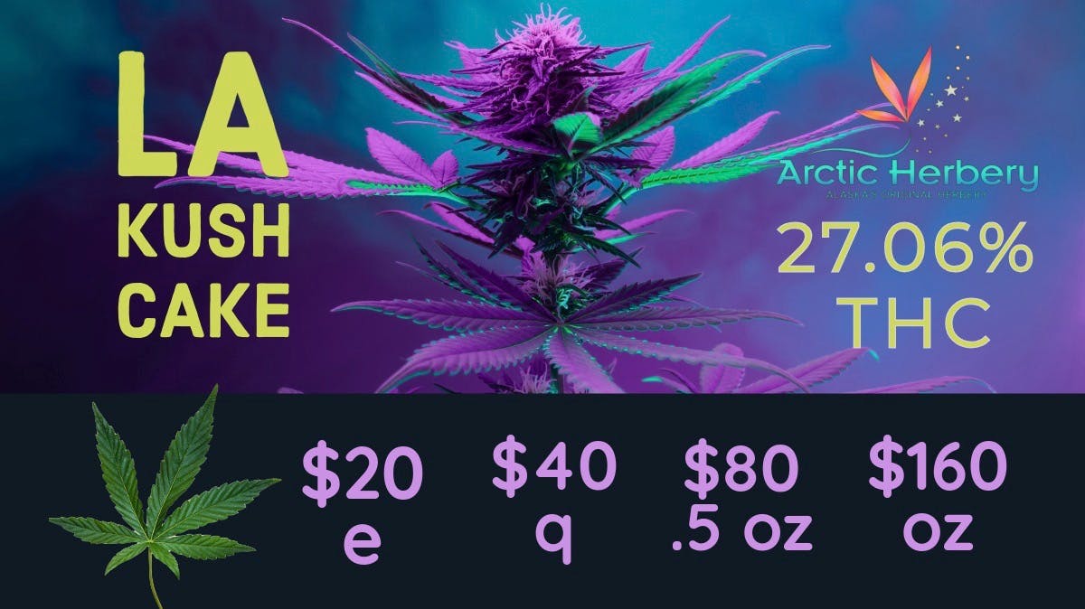 Arctic Herbery $20e-$160oz VariousStrains 22-27% THC