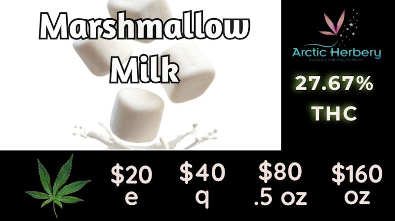 Arctic Herbery $20e-$160oz Various Strains 22-27% THC