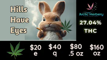 Arctic Herbery $20e-$160oz Various Premium (A-bud) Strains 22-27%