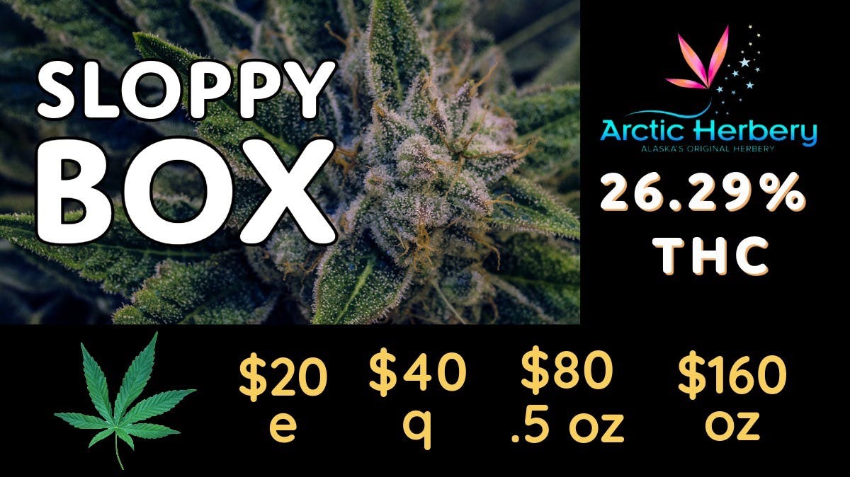 Arctic Herbery $20e-$160oz Various Premium (A-bud) Strains 22-26%