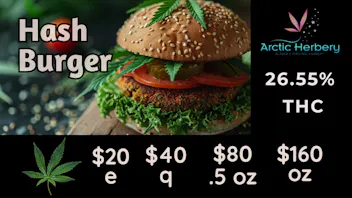 Arctic Herbery $20e-$160oz Various Strains (premium bud) 22-26%
