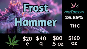 Arctic Herbery $20e-$160oz Various Strains (premium bud) 21-26%