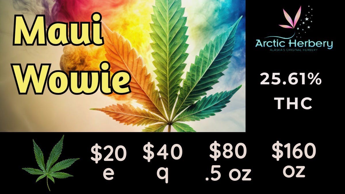 Arctic Herbery $20e-$160oz Various Strains (premium bud) 21-25%