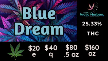 Arctic Herbery $20e-$160oz Various Strains (premium bud) 20-25%